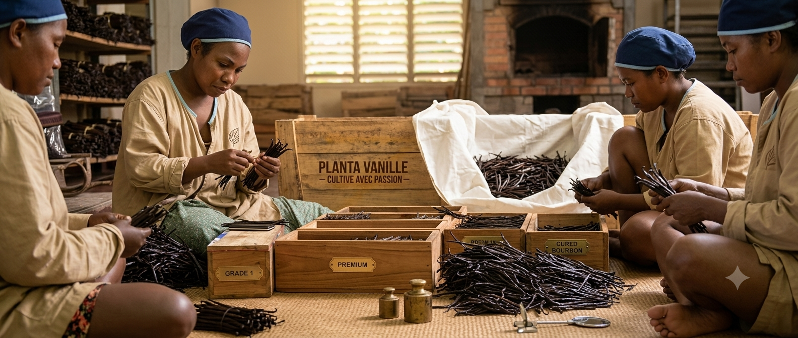 Atelier de préparation vanille Mañanika